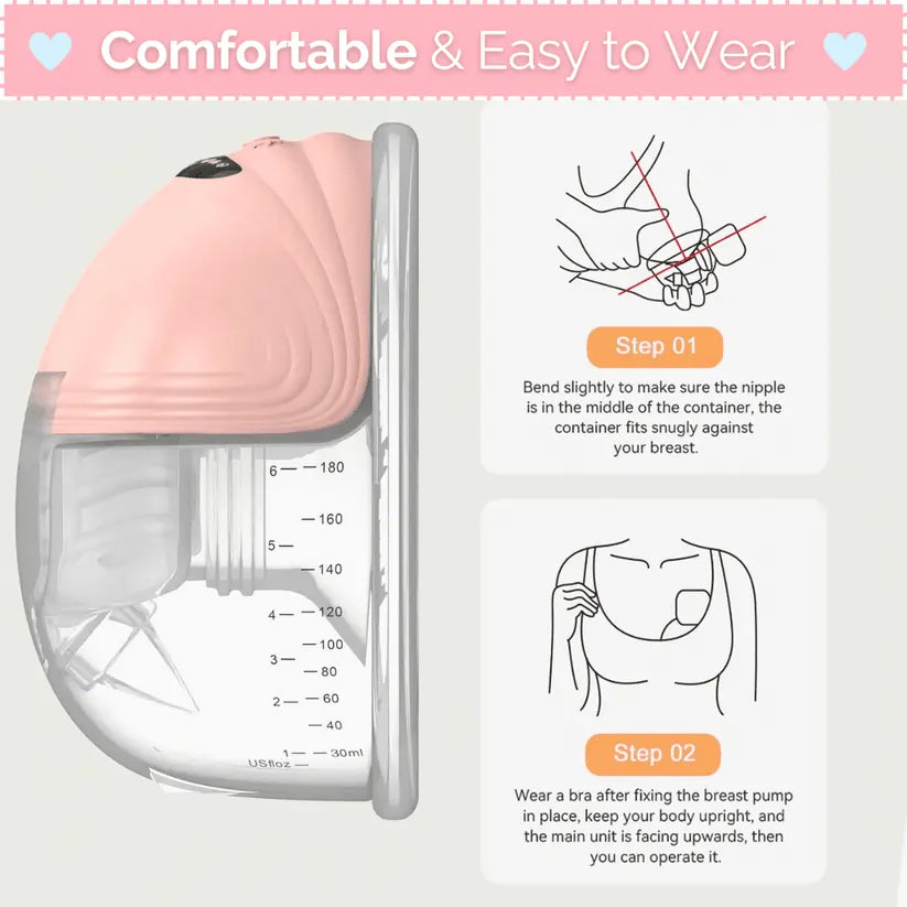 MilkEase™ - Effortless Hands-Free Pumping